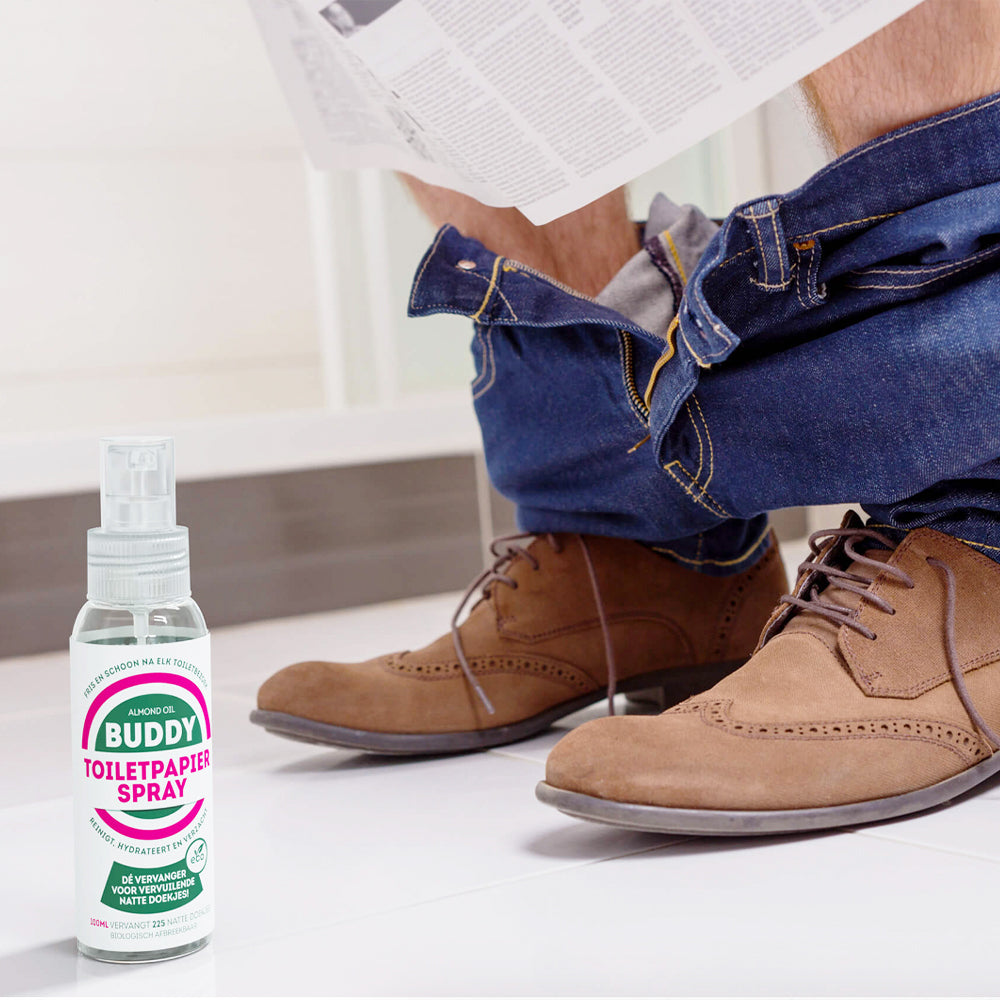 Buddy toiletpapier spray